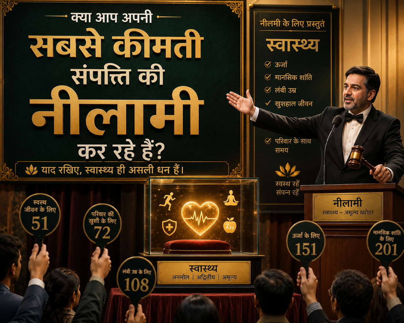 क्या आप अपनी सबसे कीमती संपत्ति की नीलामी कर रहे हैं?